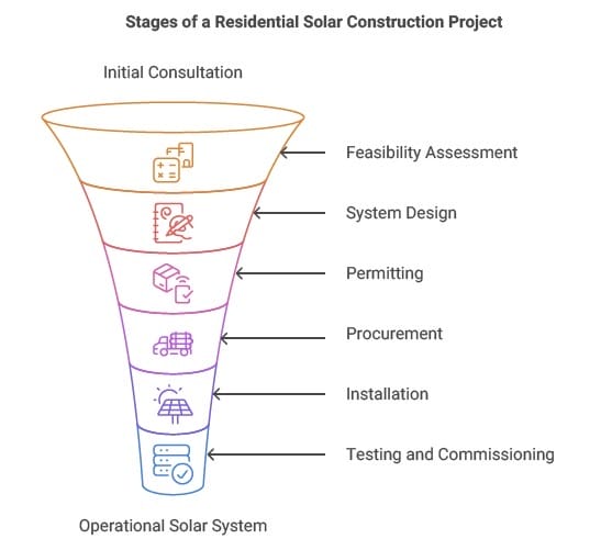 stages of Solar project Stages of Solar Project