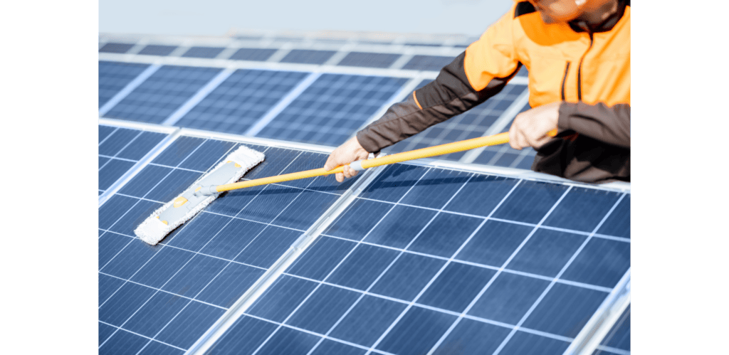 spring cleaning solar panels
