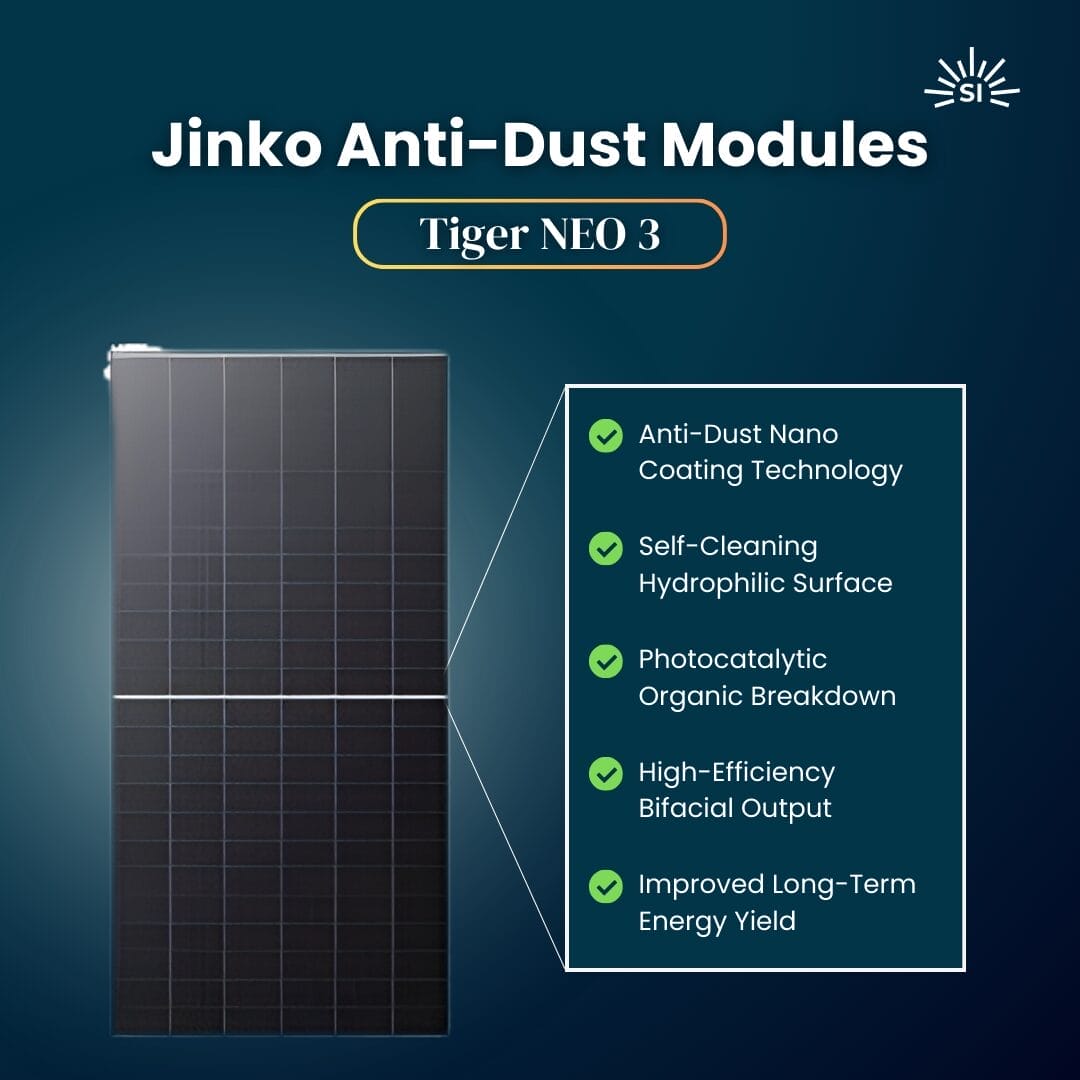 donmaikoページ Jinko Solar Introduces New Anti-Dust Panels