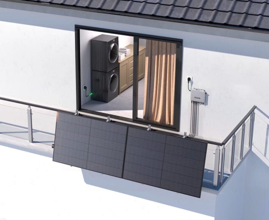 ecoflow balcony solar system